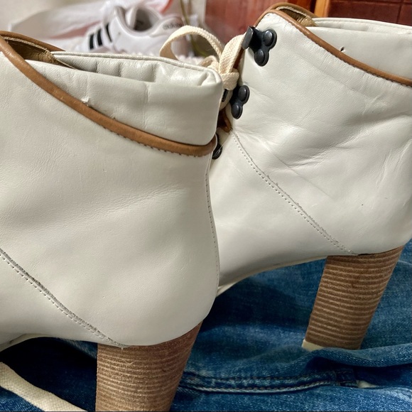 Coach Lucia Ivory Lace-Up Booties - Picture 14 of 14